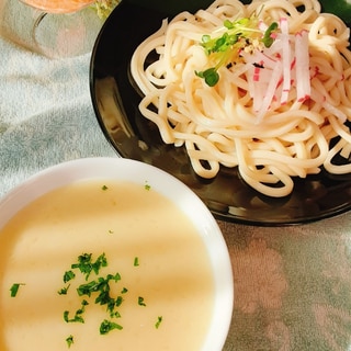 電子レンジだけ簡単調理！濃厚チーズつけうどん